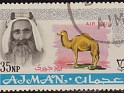 Ajman 1965 Personajes 35 NP Multicolor Scott C3. Ajman 1965 Sello C3 Sheik. Subida por susofe